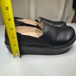 Glolily Jenny Black Leather Platform Slip Photo 8