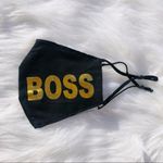 Brand New Boss Face Mask‎ For Teens & Women Black Photo 1