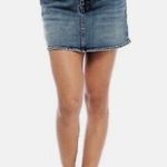 Free People Shes All That Denim Mini Skirt Sz 26 Photo 8