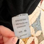 Elegant Italian black knit midi dress. Photo 4