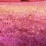 Victoria's Secret Pink Coral Ombre Crochet Lace Bikini Bottoms Size Small Photo 4