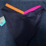 OneOne Swim navy blue, pink, and orange bikini bottoms Blue Size XL Photo 1