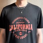 Layered Snake Chain Geometric Rhombus Cross Pendant Necklace for Men Women Silver Photo 5