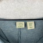 Lucy & Laurel Lucy & Laurel Blue Slub Knit Dolman Sleeve Boxy Cowl
Neck Top Photo 1