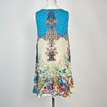 Johnny Was NWOT  Floral Sleeveless Ruffles Multicolor Mini Dress Size S Photo 4