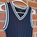 Love Tree  Navy Blue and White Sweater Vest Photo 1