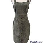 &merci &Merci medium polyester womens green overall dress adjustable straps zipper side Photo 0