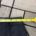 Free People  Black Denim Lace Up Pencil Skirt Size 8 Photo 3