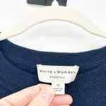 White + Warren Womens Fall Knit Crewneck‎ 100% Cashmere Sweater Size M Blue Size M Photo 1