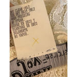 Vtg 70s/80 Dawn Joy Fashions Lace Sweetheart Key Hole Corset Tie Back Dress Sz M White Size M Photo 5