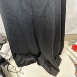 Metisu Black One Shoulder Split Fishtail Mermaid Maxi Dress Size‎ XS Photo 3