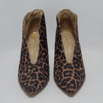 Jessica Simpson  Taveli Womens Leopard Print High Heel Pointed Toe Booties Size 9 Photo 9