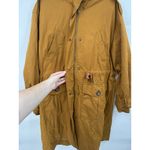 ZARA  Cotton Oversized Drawstring Trench Coat‎ Women XS Camel Brown Granolagirl Photo 8