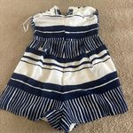 Lulus Strapless romper with tie in the front size small from  Photo 1