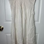 Free People  Shea Solid Mini Dress in Ivory M Photo 2