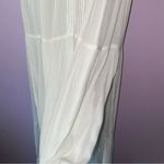 Lulus  XXS Maxi Dress White Embroidered Floral Vacation Cottage Coastal Boho Photo 6