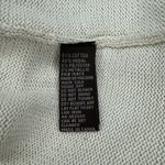 J. McLaughlin  Sweater Large Bell Sleeve Metallic Ivory Cream Knit Top Minimalist Photo 7