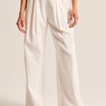 Abercrombie & Fitch Abercrombie Linen-Blend Ultra Wide-Leg Pant Photo 0