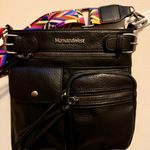 Montana West Black Crossbody Bag w/ Colorful Woven Strap • NWT Photo 1