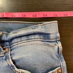 EXPRESS  High‎ Rise Flare Jeans Size 8R Medium Wash Stretch Denim Bootcut Retro Photo 6