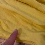 Lulumari LulúMari Off the shoulder puff sleeve mustard yellow top size L Photo 10