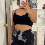 Amazon Black Tye Dye Activewear Shorts Photo 0