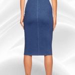 Susana Monaco Strapless Midi Dress in Light Denim Small New Womens Jean Photo 9