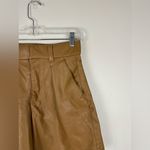 Abercrombie & Fitch  Leather High Rise Tailored Shorts Women’s Sz S Photo 2
