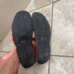 Mephisto Red Orange Leather Strappy Cork Footbed Sandals Women's Size 39 USA 8 Photo 4