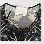 3.1 Phillip Lim Black and White Beaded Collar Long Sleeve Silk Dress Size 4 Photo 1