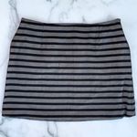 Harvey Faircloth striped cotton and silk-organza layered mini skirt size 10 M Photo 4
