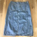 Old Navy  Drapey Denim Mid Rise Maxi Jean Skirt Women's Size 18 Photo 5