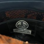 Edmond Bassetti Vintage Snakeskin Leather Shoulder Bag Brown Photo 3