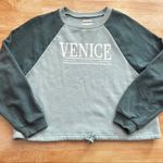 American Eagle Fleece Cinched Crew Neck Sweatshirt Women’s XS Photo 0