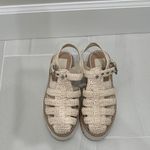 Dolce Vita Lasly Sandals Oatmeal Knit Size 7.5 Photo 11