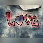 Y2K American Girl by Next Era Love Graffiti Blue Tie Photo 2