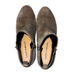 Lucky Brand Women's Basel Gray Suede Ankle Boots Double Zip Size 7 Fall Winter Photo 2