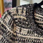 House of Harlow 1960 Black and Cream Knit Sweater size L Size L Photo 2