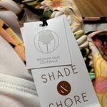 Shade & Shore  Women's Floral Print Halter One Piece Swimsuit - Size Small - NWT Photo 2