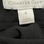 Charter Club  Trouser Dress Pants With‎ Belt Black 6 Photo 5