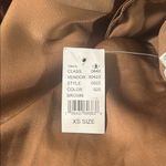 PacSun NWT Satin Cargo Tan Skirt Photo 2