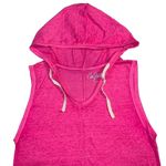 City Streets Womens Hoodie Pullover Sleeveless Vest Neon Pink Large Photo 1