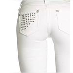 Affliction  Black Platinum Raquel Tara Women’s White Jeans Size 24 Photo 2