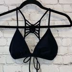 Xhilaration 🇺🇸  Black Strappy Tie Back Bikini Top Photo 1