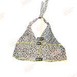 Abound  Womens 4X Halter Top Daisy Floral Smocked Cropped Tie Neck‎ Photo 1