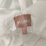 Show Me Your Mumu  Hampton Wrap Dress Ivory Luxe Satin White Photo 3