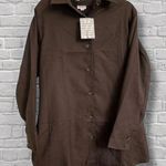 LuLaRoe Women’s Large Brown Abigail Button-Down Long Sleeve Flannel Gorpcore Photo 1