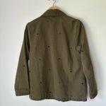 Marine layer  Dusty Olive Gracey Embroidered Chore Utility Jacket Women’s Size XS Photo 5