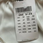 Brandy Melville  White Slip Slit Skirt Photo 3