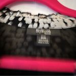 Style & Co  button down black & white blouse size 2X Photo 3